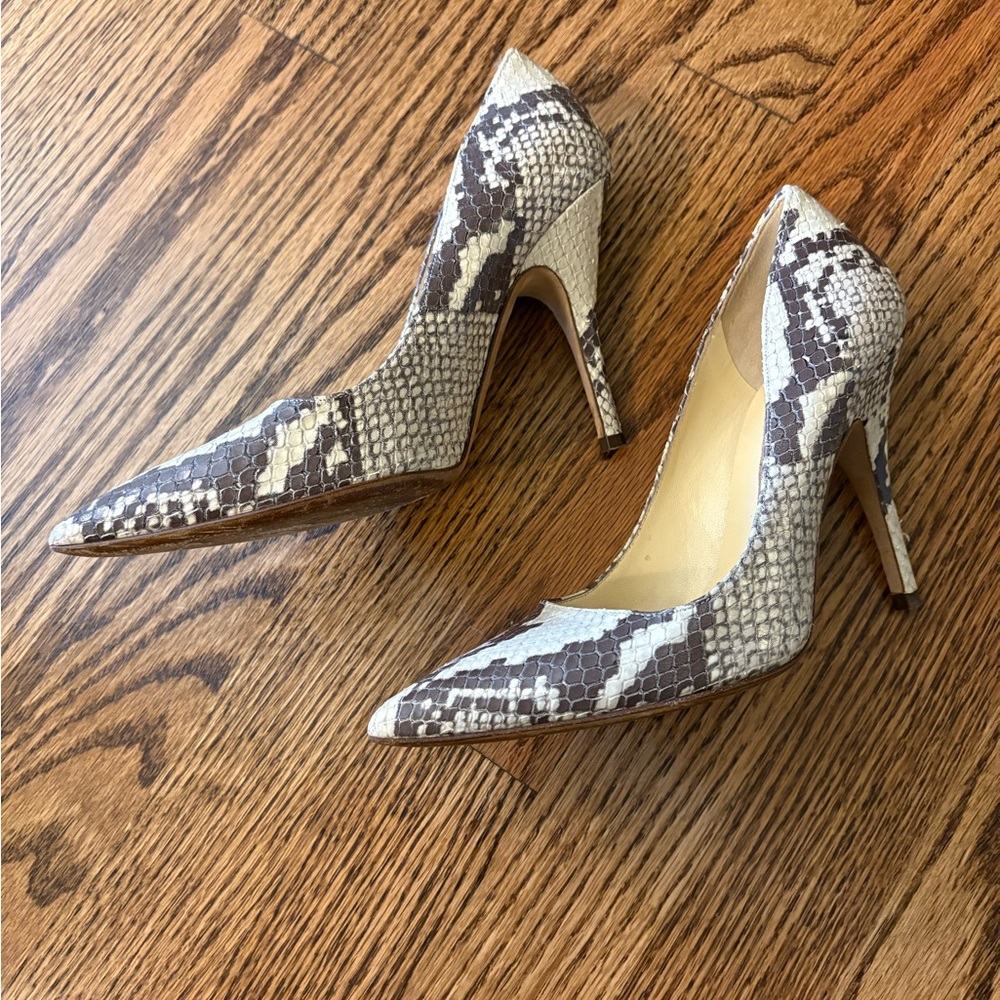 Kate Spade Snakeskin Patterned Heels